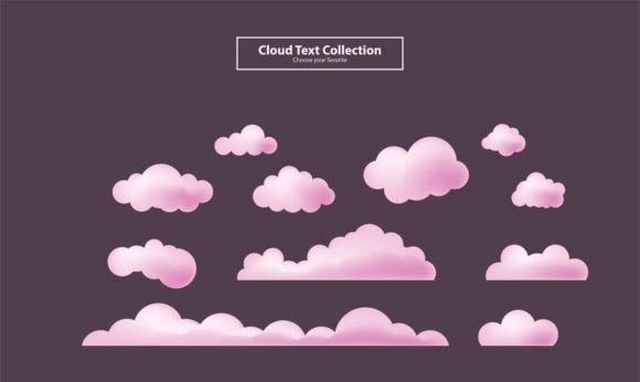 Download Cartoon Clouds Collection Set Background - Cartoon clouds Collection