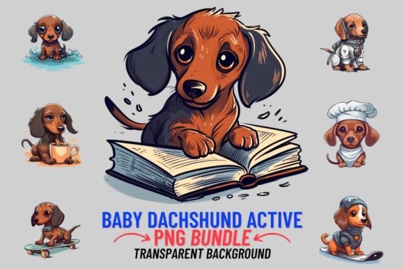 Download Baby Dachshund Active 12 PNG Clipart - Dachshund Collection
