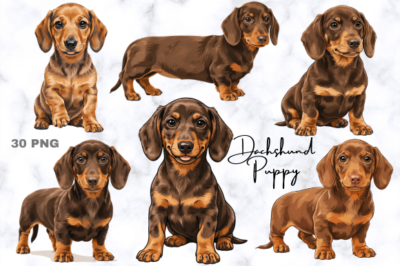 Download Dachshund Puppy ClipArt - Dachshund Collection