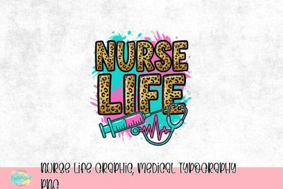 Download Nurse Life Graphic, Medical Typography PNG - Nurse Collection