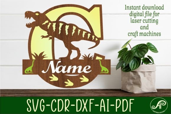 Download T Rex Monogram Capital Letter C SVG File - Premium Resources