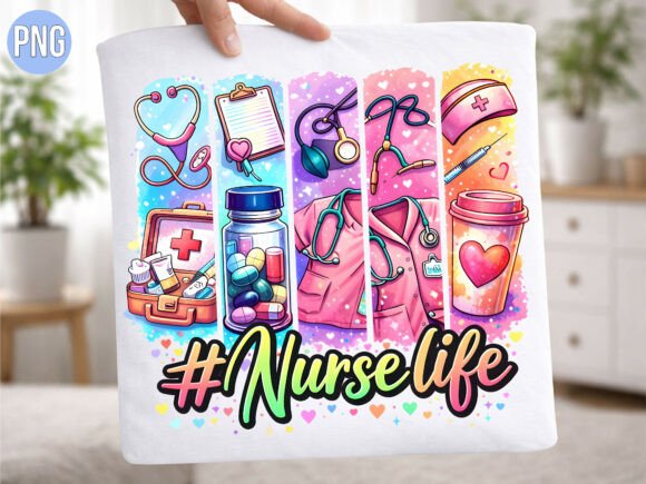 Download Nurse Life Medical Scrub Sublimation PNG - Nurse Collection