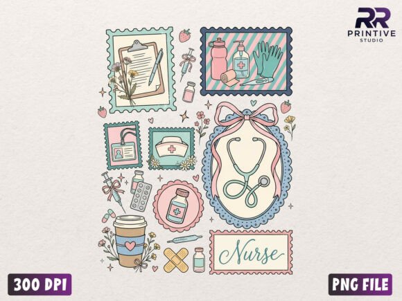 Download Cute Nurse Medical Clipart PNG - Premium Bundle