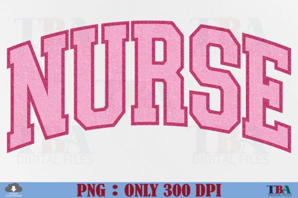 Download Retro Nurse PNG Sublimation Varsity Pink - Premium Resources